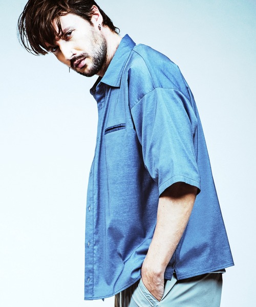 NO ID.（ノーアイディー） シャツ 「NO ID.」Chambray Big Shirt