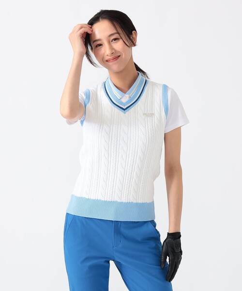 BEAMS GOLF（ビームス ゴルフ） ニット セーター PURPLE LABEL