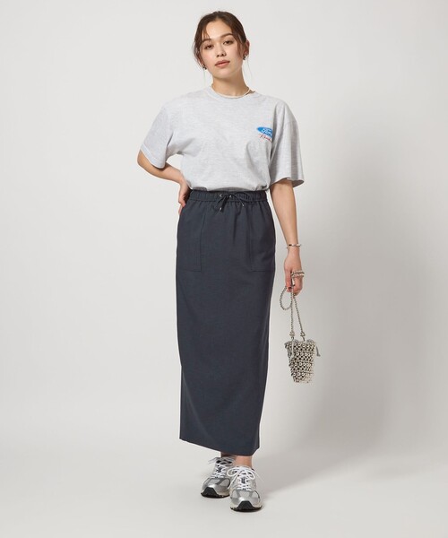 極美品　archivio シルバースカート　撥水加工38 極美品 archivio シルバースカート 撥水加工38
