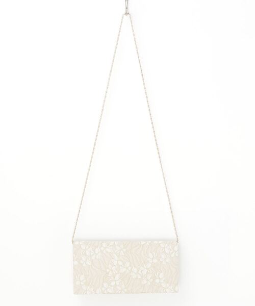 niana ベージュ クラッチバッグ　新品 ニアナ niana サークルリングハンドル3wayクラッチパーティー