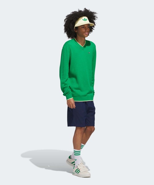 adidas セーター ニット オリジナルスゴルフ Vネック セーター