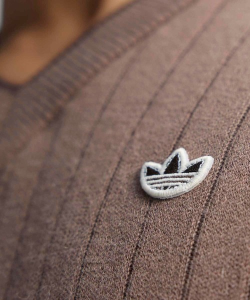 セーター ニット オリジナルスゴルフ Vネック セーター「adidas Golf/アディダスゴルフ」 メンズの画像
