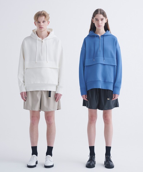 CULLNI（クルニ） プルオーバーパーカー 0 ホワイト メンズ : ZOZOTOWN