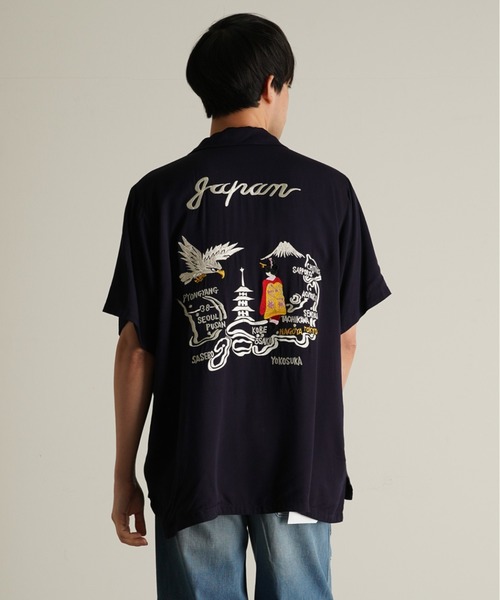 TAION（タイオン） シャツ REVERSIBLE SKA ALOHA SHIRT ノンダウン