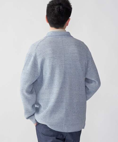 SHIPS グレー ニット カーディガン SHIPS 「SHIPS」 ニットカーディガン MEDIUM グレー メンズ