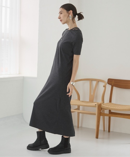 ANGIE ワンピース アシンメトリー カットアウト ワンピース : ZOZOTOWN