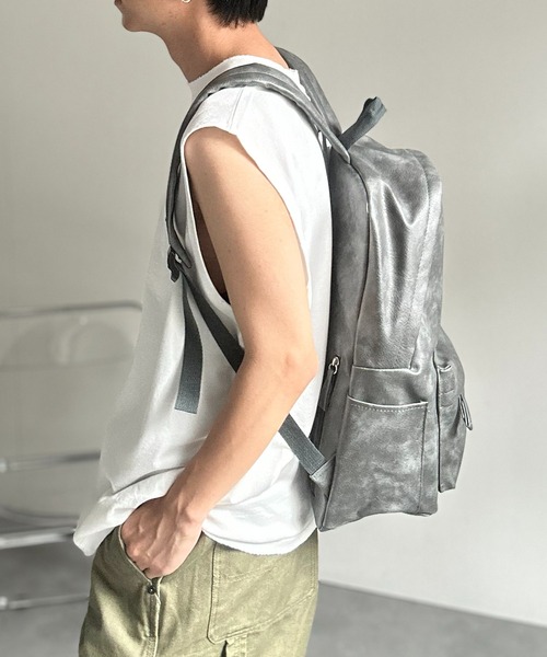 CREARE -LINO- デイバック リュック フェイクレザーバックパック