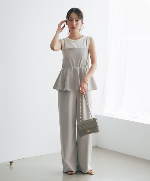 出品9/30まで⭐︎タグ付新品⭐︎ベアトップオールインワン　ラブティックボンボン 新色追加！】ベアトップオールインワン | La boutique BonBon(ラブ