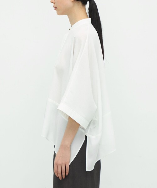 TOMORROWLAND .B ブラウス シャツ ボイルダブルクロス オーバーサイズ