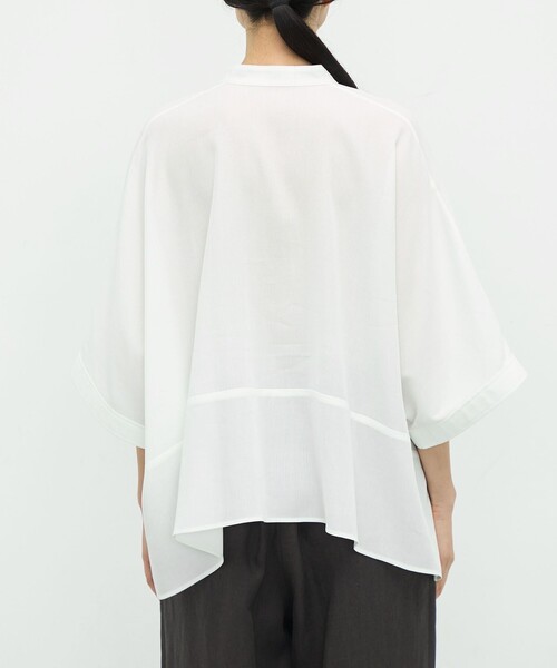 TOMORROWLAND .B ブラウス シャツ ボイルダブルクロス オーバーサイズ