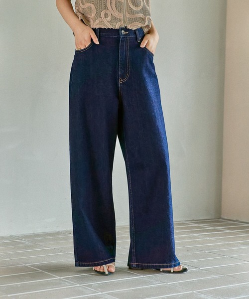 LEPSIM（レプシィム） ジーンズ デニム デニムパンツ ワイドストレート