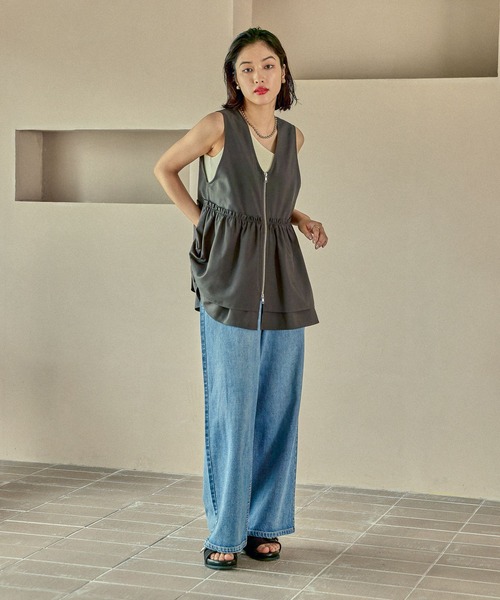 LEPSIM（レプシィム） ジーンズ デニム デニムパンツ ワイドストレート