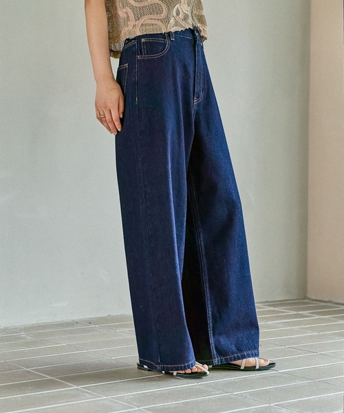 LEPSIM（レプシィム） ジーンズ デニム デニムパンツ ワイドストレート