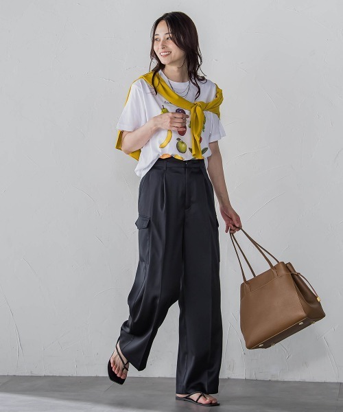 LAUTREAMONT（ロートレアモン） カーゴパンツ ストレッチカーゴサテン