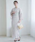 浴衣 浴衣3点セット utatane 本麻 小...の詳細画像1