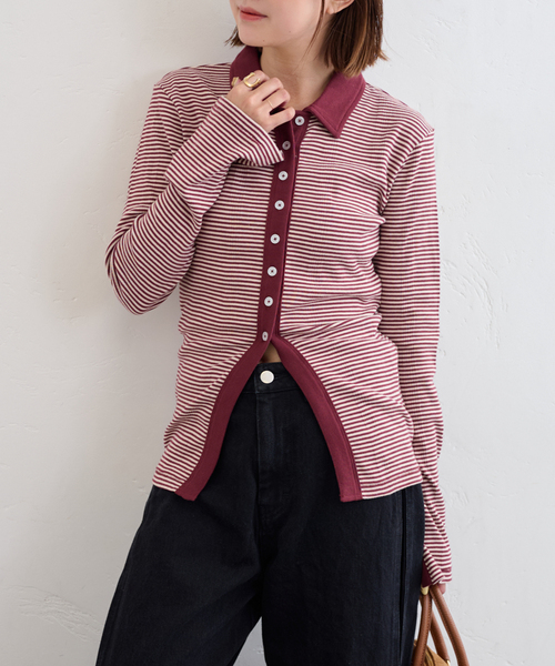 tシャツ Miller/ミラー Prib Cardigan レディース