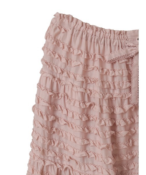 PINK HOUSE（ピンクハウス） スカート ローンフリルスカート