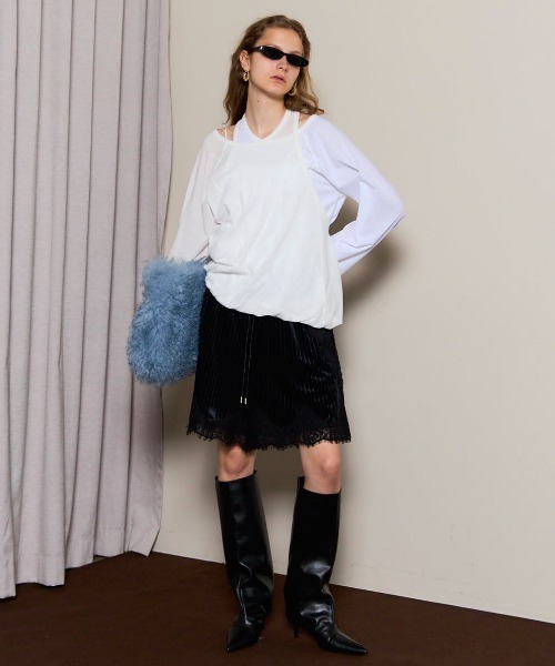 MAISON SPECIAL（メゾンスペシャル） tシャツ 2way Balloon Tops/2WAY