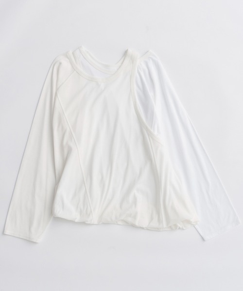 MAISON SPECIAL(メゾンスペシャル) tシャツ 2way Balloon Tops/2WAY MAISON SPECIAL(メゾンスペシャル) tシャツ 2way Balloon Tops/2WAY