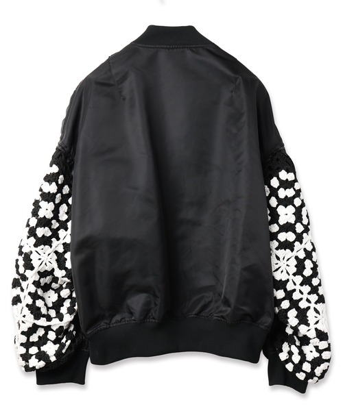 ma1 ma-1 PLAYCARD CROCHET SLEEVE MA-1 メンズの画像