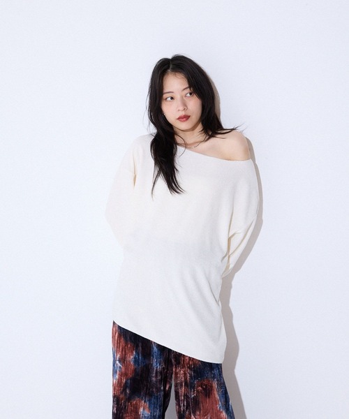 tシャツ モールカノコボートネックLS/589933 レディース | JEANASIS | 07