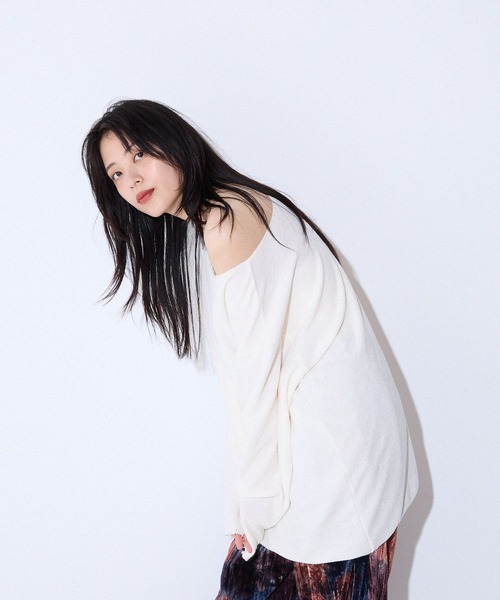 tシャツ モールカノコボートネックLS/589933 レディース | JEANASIS | 09