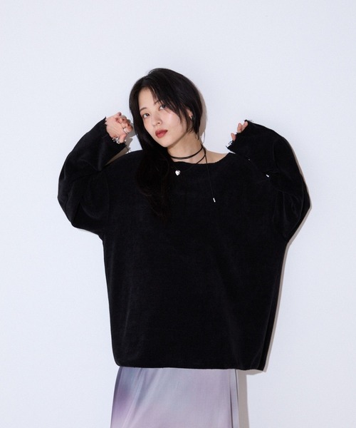 tシャツ モールカノコボートネックLS/589933 レディース | JEANASIS | 14