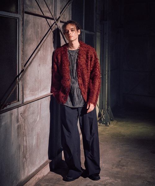 CASPER JOHN（キャスパージョン）の「See through knit cardigan