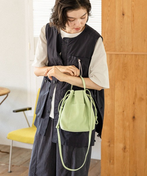 niko and… ショルダーバッグ バッグ オリジナルレザー2WAY巾着