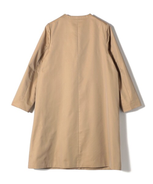 「SHIPS Colors」 ノーカラーコート MEDIUM カーキ レディース_画像5