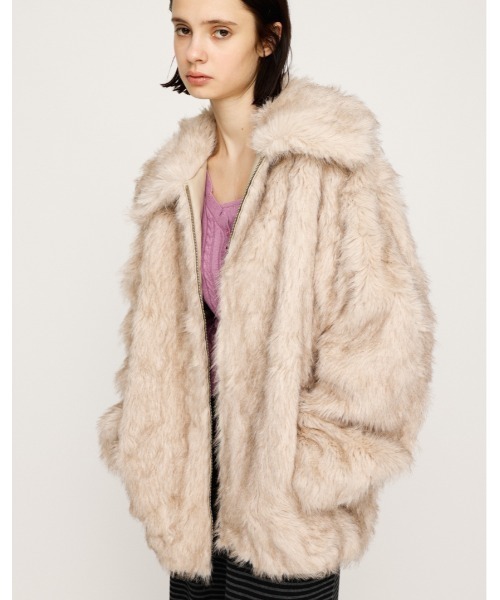 SLY ファーコート ✨新品✨限定品❣️SLY スライ マルチカラーファーコート - メルカリ