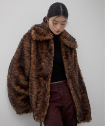 【美品】 SLY スライ コート パッファーコート SLY（スライ） ブルゾン アウター 厚手 BIG COLLAR FUR COAT ビッグ