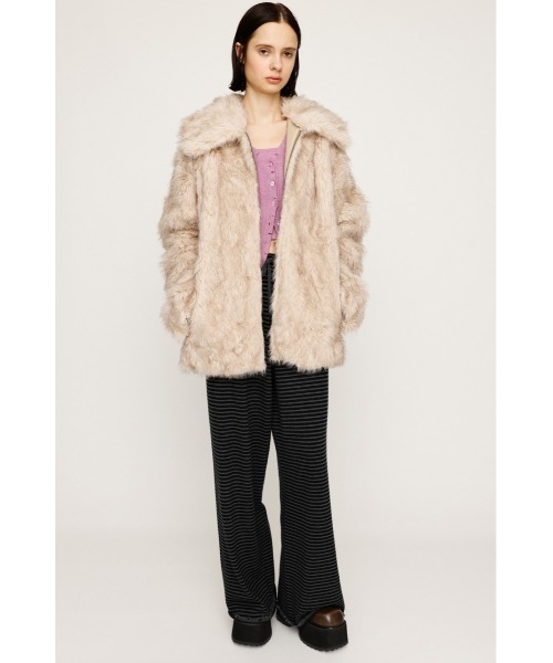 SLY ブルゾン アウター 「2025AW」BIG COLLAR FUR COAT ビッグ