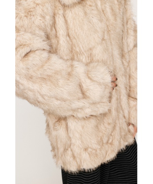 SLY ブルゾン アウター 「2025AW」BIG COLLAR FUR COAT ビッグ