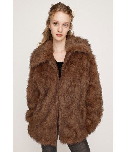 SLY ファーコート ✨新品✨限定品❣️SLY スライ マルチカラーファーコート - メルカリ