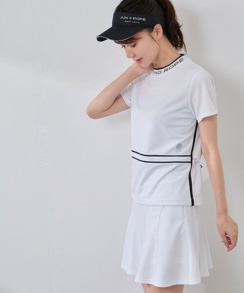 新品未使用 JUN&ROPE' 春夏上下セット 47,300円 ジュンアンドロペ JUN&ROPE'（ジュンアンドロペ） uvカット tシャツ 「セットアップ対応