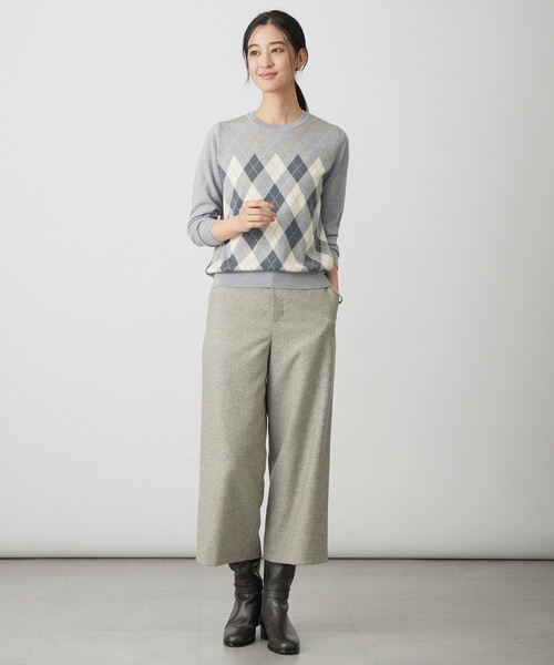 J.PRESS（J.プレス） アンサンブル アーガイル ツイン ニット