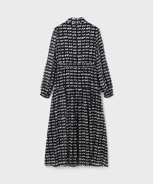 Grace continental 長袖ワンピース　サイズ36 GRACE CONTINENTAL（グレースコンチネンタル） 長袖ワンピース 36