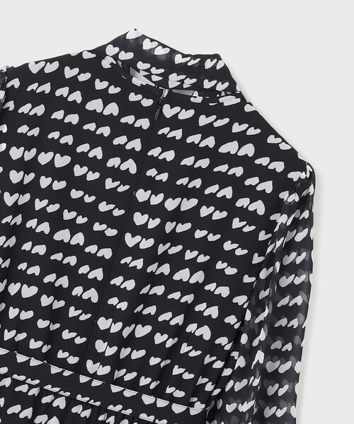 GRACE CONTINENTAL 「GRACE CONTINENTAL」 長袖ワンピース 36 ブラック