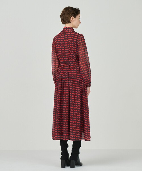 GRACE CONTINENTAL 「GRACE CONTINENTAL」 長袖ワンピース 36 ブラック