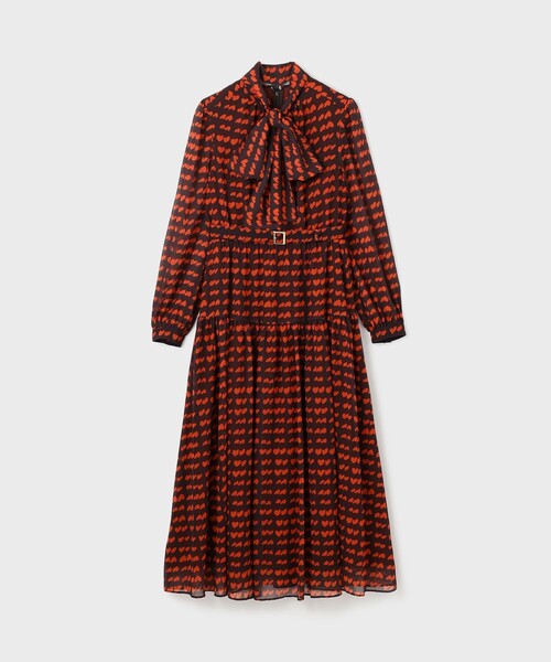 GRACE CONTINENTAL 「GRACE CONTINENTAL」 長袖ワンピース 36 ブラック