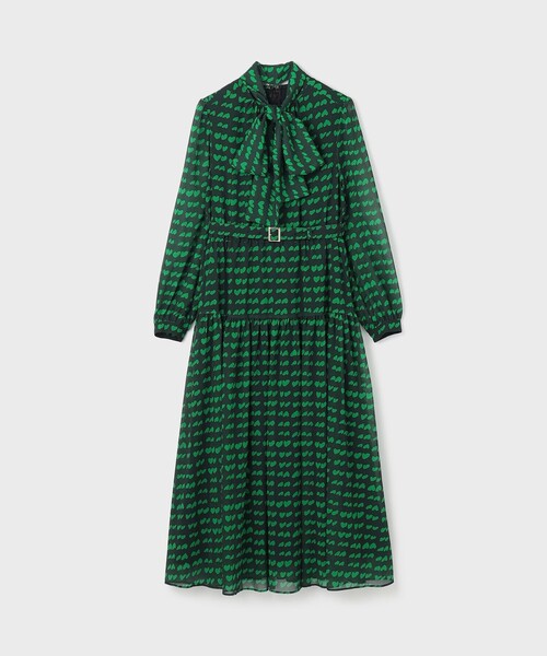 GRACE CONTINENTAL 「GRACE CONTINENTAL」 長袖ワンピース 36 ブラック