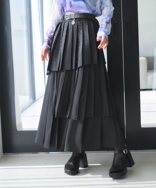 ハレ　HARE レディース　スカート HARE（ハレ） ロングスカート FREE ネイビー レディース : ZOZOTOWN