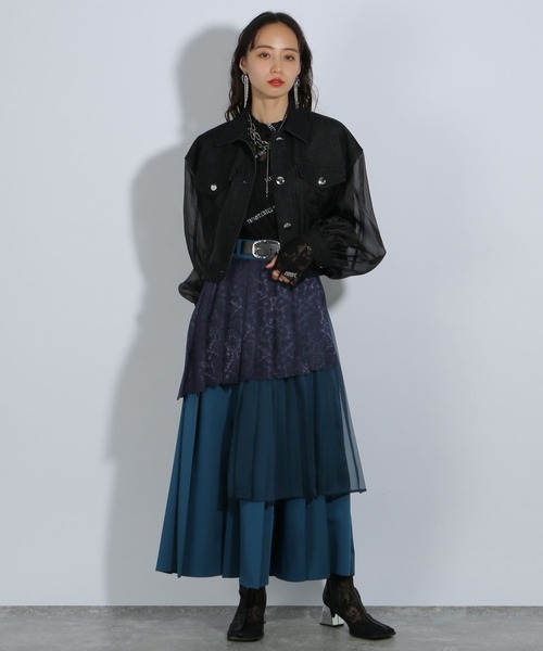 ハレ　HARE レディース　スカート HARE（ハレ） スカート KASANEデザインスカート(HARE) : ZOZOTOWN