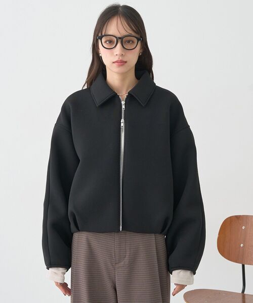 ESSAY / ブルゾン/S/ウール/BLK/ES07SH-03// earth music&ecology（アース ミュージック＆エコロジー） ブルゾン