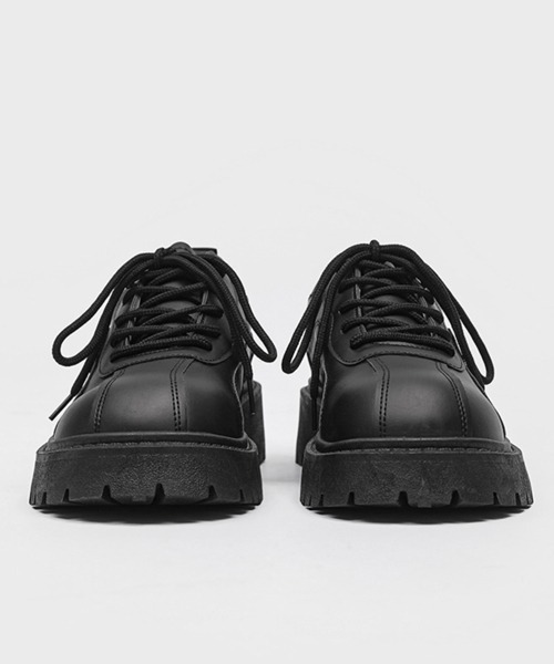 NOWLE スニーカー 「NOWLE」厚底 ローカット ステッチ レースアップ