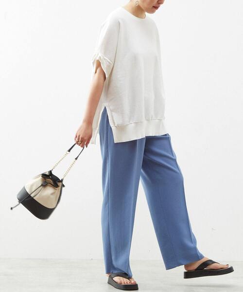 「Liesse」 半袖ニット FREE ホワイト レディース_画像4