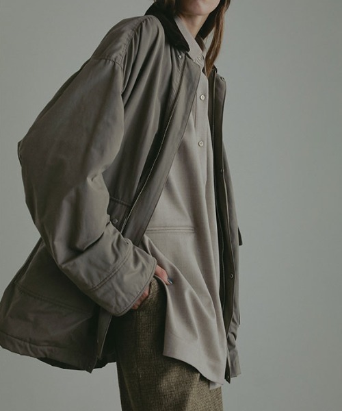 ETRE TOKYO（エトレトウキョウ） ブラウス シャツ ハイカウントフラノ