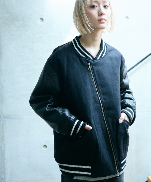 rehacer（レアセル） スタジャン : Slant Riders Studium JKT