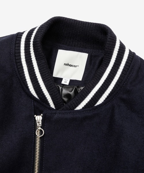 rehacer（レアセル） スタジャン : Slant Riders Studium JKT